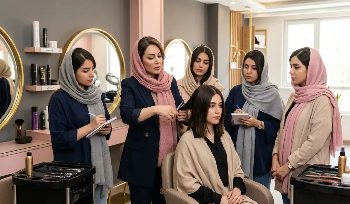 بهترین آموزشگاه آرایشگری زنانه در شیراز