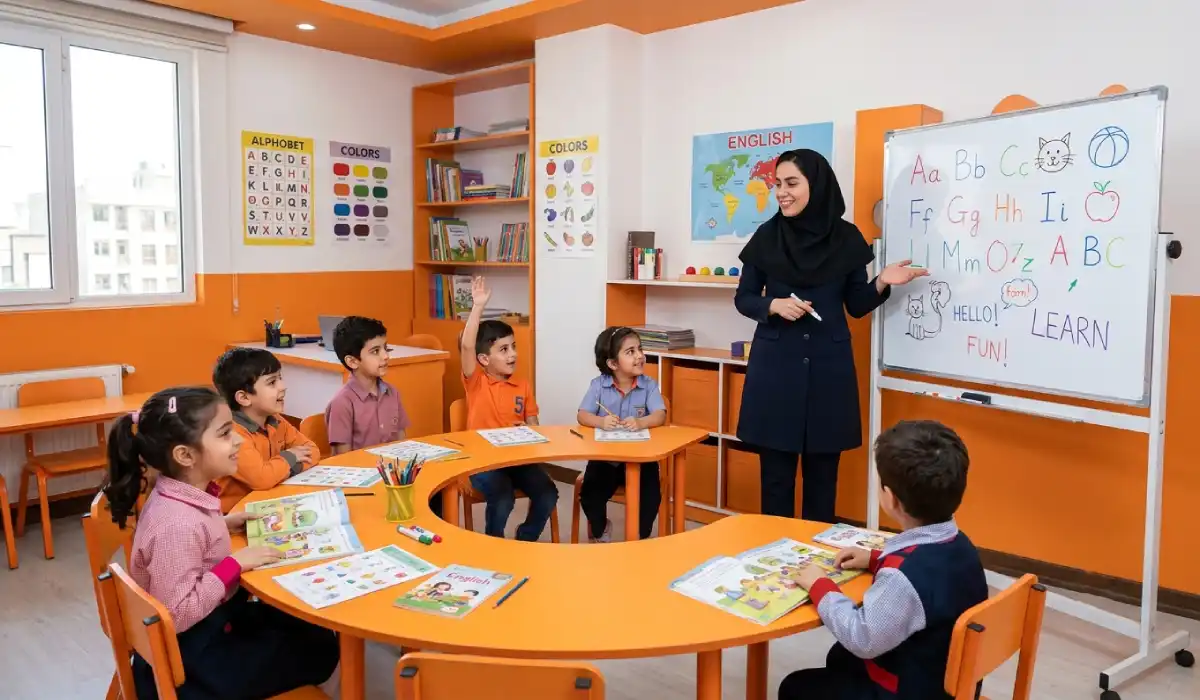 بهترین آموزشگاه زبان کودک 3 ساله در شرق تهران