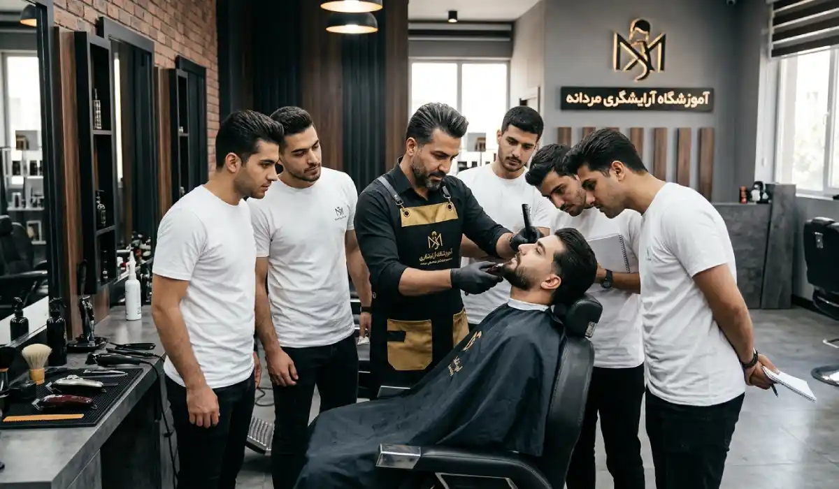 بهترین آموزشگاه آرایشگری مردانه در مشهد