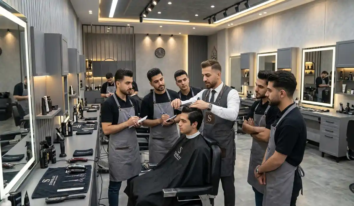 بهترین آموزشگاه آرایشگری مردانه در شیراز