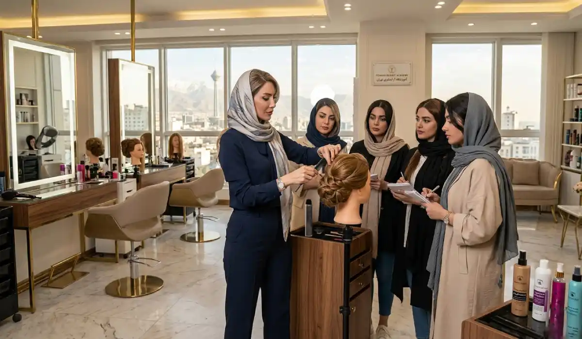 بهترین آموزشگاه آرایشگری زنانه در تهران